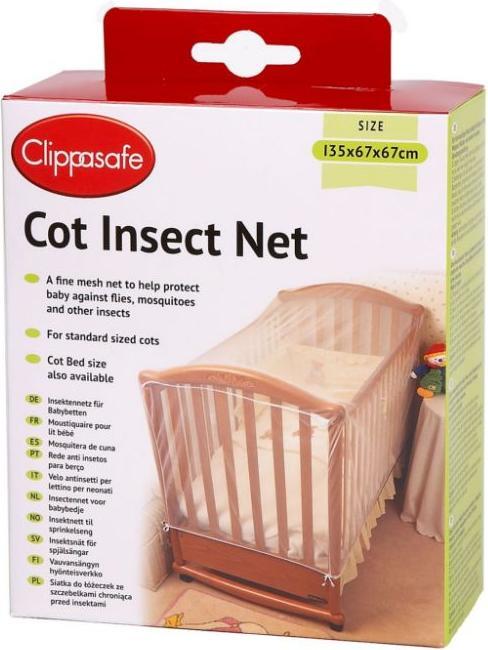 Clippasafe Moskitonetz für Bett 60x120