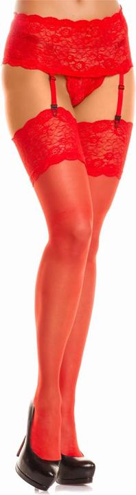 Produktbild Legg Story roter Shorty Strumpfhalter + Strümpfe Paris T5/6
