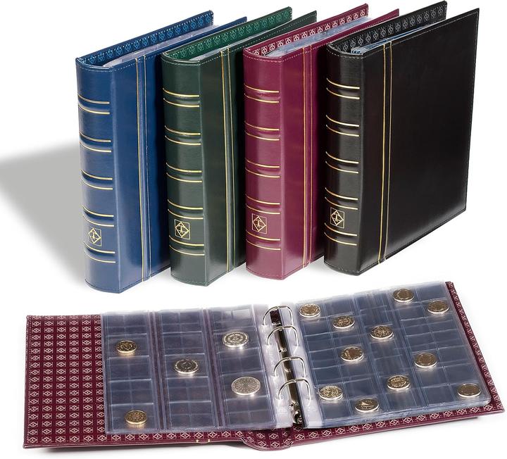 Actual product image Optima coin album (b.red) (CLASMKA R)