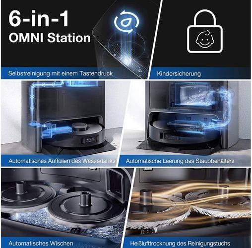 Image du produit Ecovacs Deebot X1 Omni (Robot d'aspiration et de nettoyage)