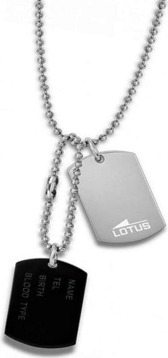 Image du produit Lotus Style - MenÂ's steel bicolor necklace with pendants Urban Man LS2139-1 / 5 (M) (Acier inoxydable)