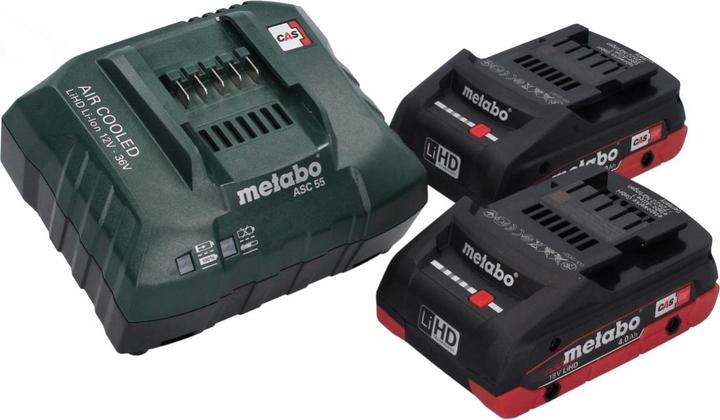 Produktbild Metabo Akku-Schlagschrauber SSD 18 LTX 200 BL (602396800) Kunststoffkoffer 18V 2x LiHD + ASC 30-36 V (Akkubetrieb)