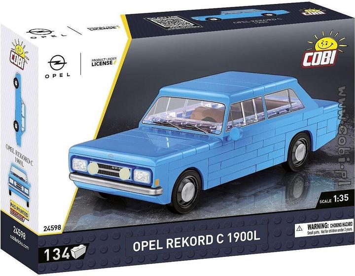 Image du produit Cobi Youngtimer 24598 - Opel Rekord C 1900 L, kit de construction, 1:35, 134 pièces