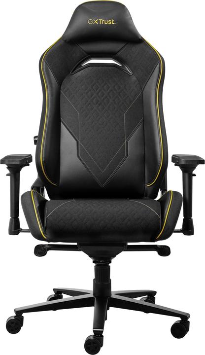 Actual product image Trust GXT 721 Ruya Pro, Universal gaming chair, 150 kg, 195 cm, Black, Aluminium, Black