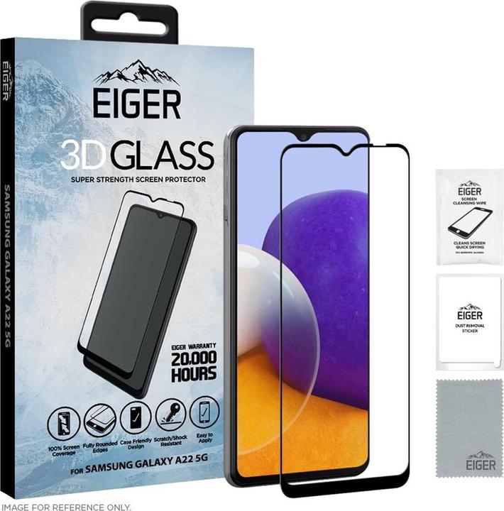 Image du produit Eiger Mountain Glass Clear Edge (1 pièce(s), Samsung Galaxy A22 5G)