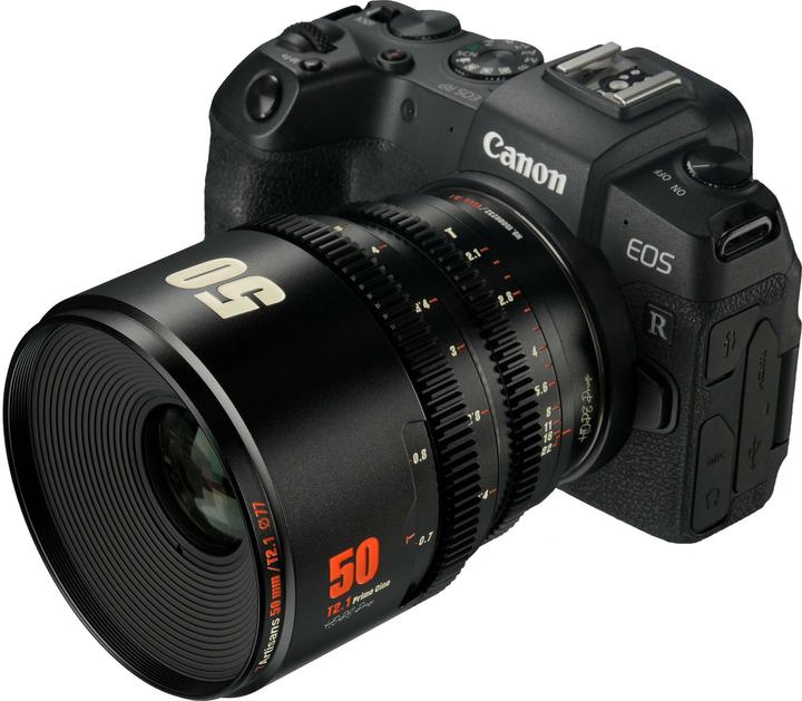 Actual product image 7artisans Fixed focal length 50mm T/2.1 - Canon RF, lens type: Standard (Canon RF)