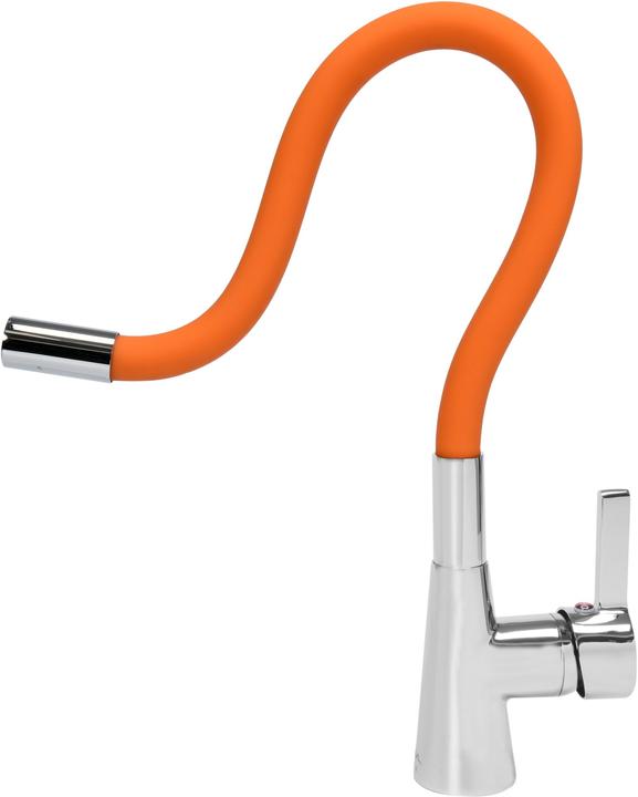 Immagine prodotto Fala Rubinetto da cucina monocomando per lavello flessibile in arancione