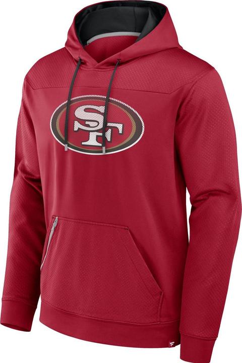 Actual product image Fanatics San Francisco 49ers Defender Dotted NFL Hoody red - L (L)