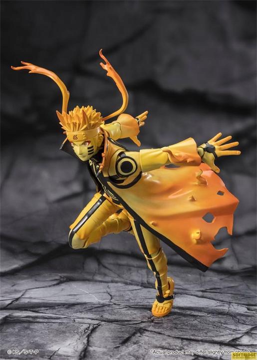 Immagine prodotto Bandai Naruto figurine S.H. Figuarts Naruto Uzumaki (Kurama Link Mode) - Courageous Strength That Binds - 1