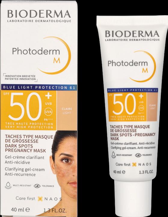Produktbild Bioderma Photoderm M SPF50+ claire (Sonnencreme Gesicht, SPF 50, 40 ml, 66 g)
