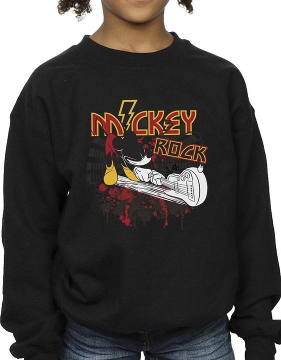 Immagine prodotto Disney Mickey Mouse Smash Guitar Rock Felpa Ragazze (128)