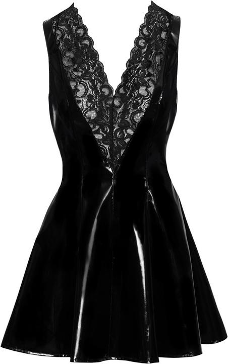 Actual product image Black Level Vinyl Dress with Lace S (S)