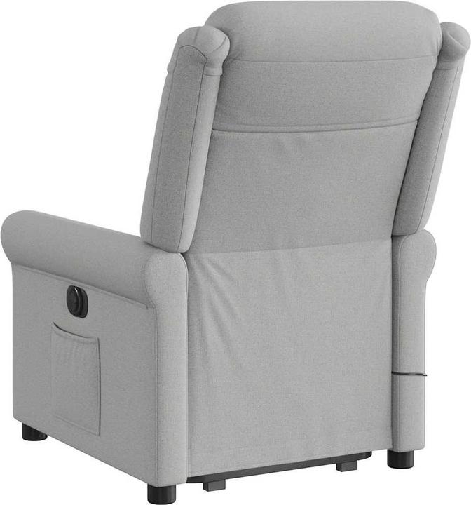 Produktbild VidaXL Massagesessel mit Aufstehhilfe Elektrisch Wolkengrau Stoff