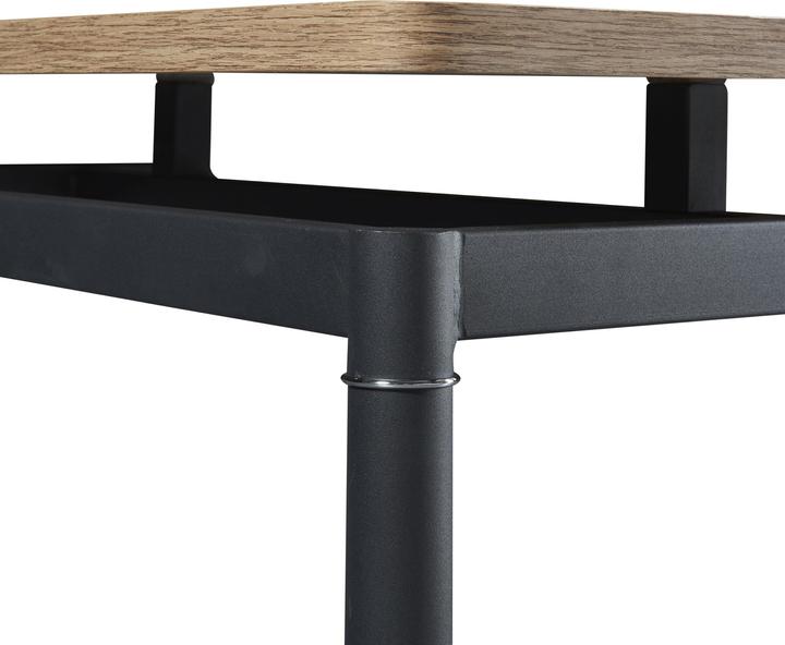 Actual product image En.Casa Hemnes dining table for 6 people 140x80 cm oak-look (140 x 80 x 75 cm)