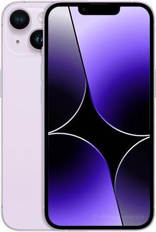 Re!commerce iPhone 14 Plus (128 GB, Violett, 6.70", 12 Mpx, SIM + eSIM, A / Wie neu)