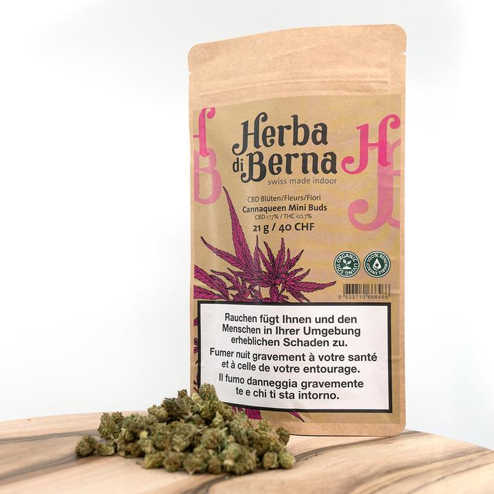 Immagine prodotto Herba di Berna Cannaqueen Indoor Mini Boccioli (21 g, Interno)
