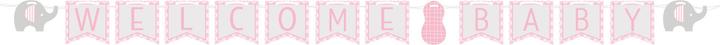 Actual product image Creative Converting Welcome Baby Peanut Banner