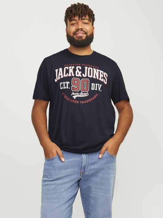 Immagine prodotto Jack & Jones Jjelogo Tee Ss O-Neck 2 Col Aw24 S Pls (7XL)