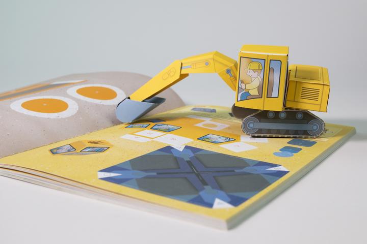 Immagine prodotto Loewe Mein 3D-Bastelbuch - Falten, kleben, spielen - Baustelle (Tedesco, Norbert Pautner, 2024)