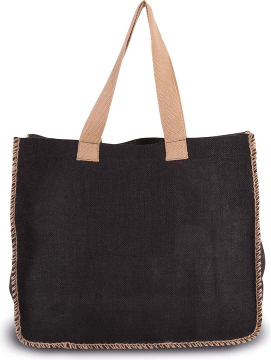 Kimood en Jute avec Couture Contrastée