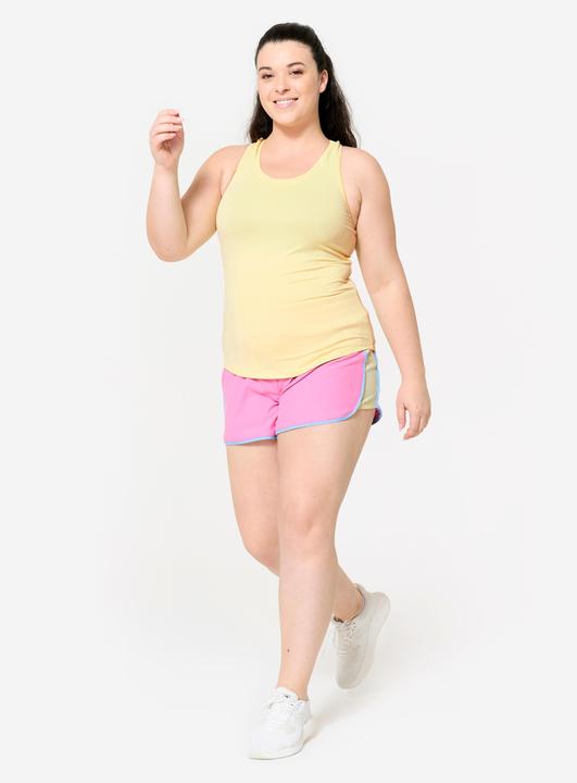 Actual product image Domyos Shorts kurz leicht - rosa/gelb (L)
