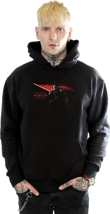 Actual product image Star Wars Mens The Last Jedi Kylo Ren Hand Hoodie (S)