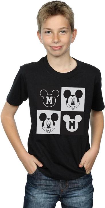 Immagine prodotto Disney Mickey Mouse Smiling Squares Maglietta Ragazzi (140, 146)