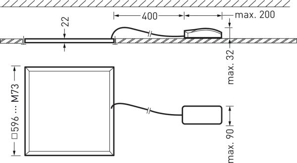 Actual product image Trilux ArimoFit M73 PW19 30 (2900 lm)