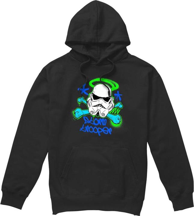 Actual product image Star Wars Mens Stormtrooper Stencil Hoodie (M)