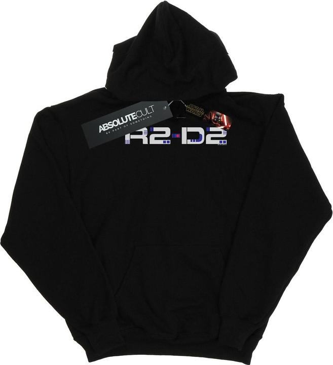 Star Wars The Rise Of Skywalker R2D2 Text Logo Kapuzenpullover (M)
