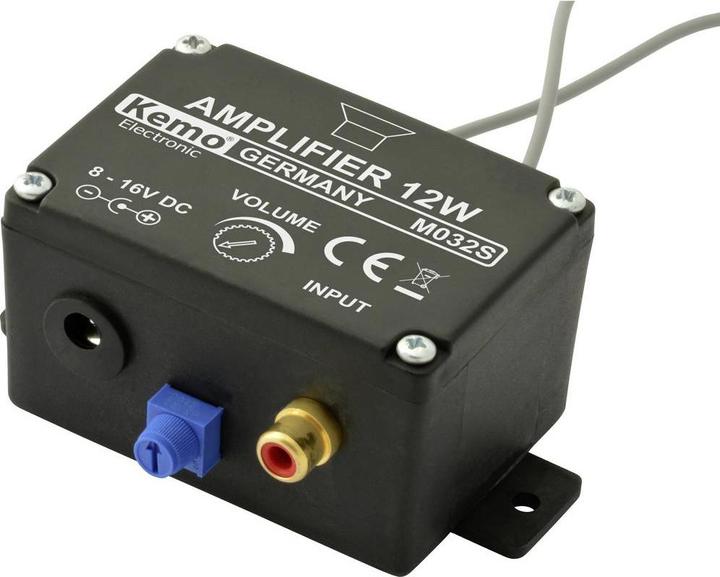 Kemo Mono amplifier sal 12 W Plug & Play