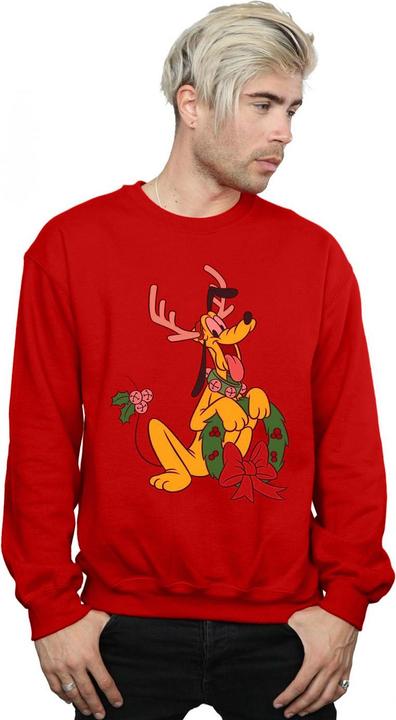 Immagine prodotto Disney Pluto Christmas Reindeer Felpa Uomo (XL)