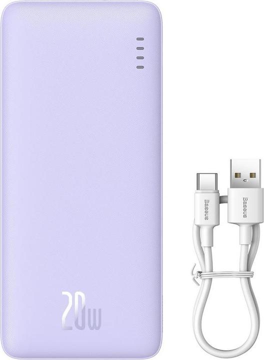 Produktbild Baseus Airpow 20000mAh 20W powerbank (purple) (20000 mAh, 20 W, 74 Wh)