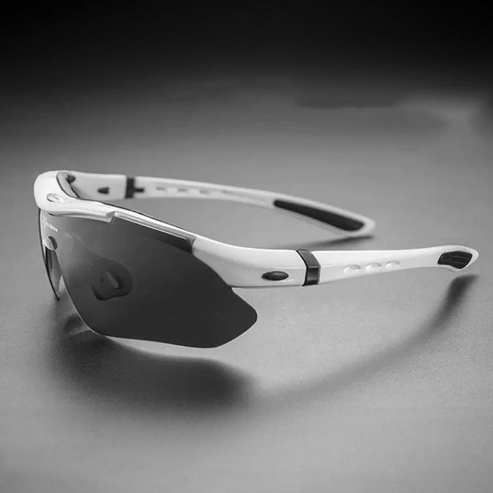 Image du produit Rockbros 10002 lunettes polarisantes pour cyclistes - blanc (Noir, Blanc)