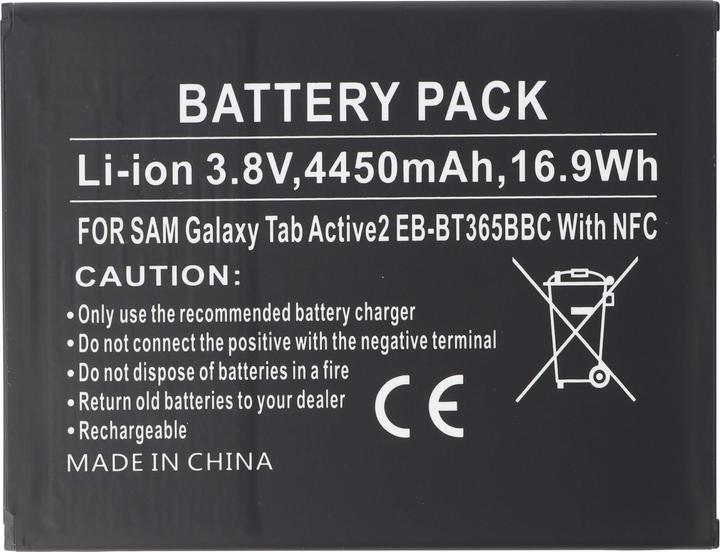 Image du produit AccuCell Batterie Samsung Galaxy Tab Active, SM-T365, EB-BT365BBU