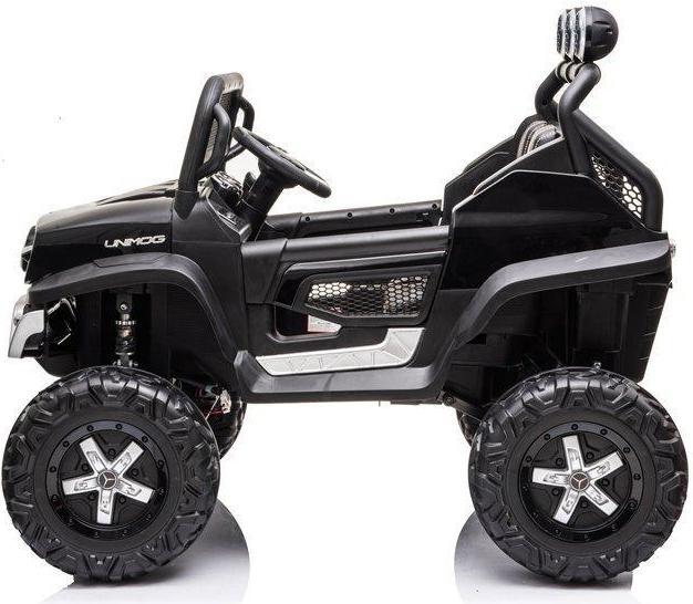 Immagine prodotto Lean Toys SUV elettrico per bambini Mercedes Unimog S, laccato nero