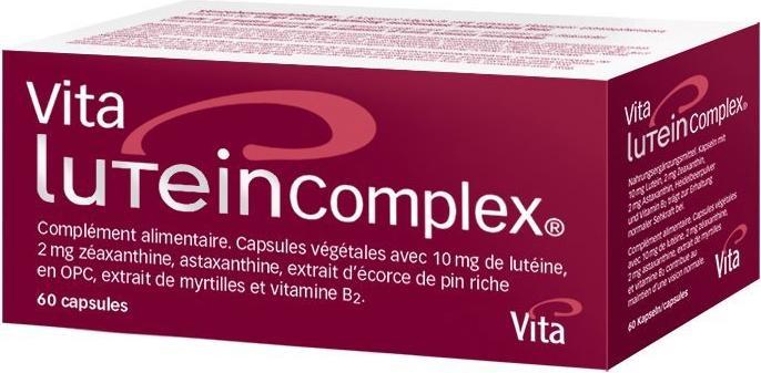Immagine prodotto Vita Lutein Complex mit Lutein  Astaxanthin  Heidelbeerpulver (60 Pezzo/i, Polvere, Pillole, 174 g)