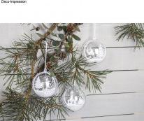 Produktbild Rayher Stanzschablone Weihnachtskugel Skifahrer, 1 Stück