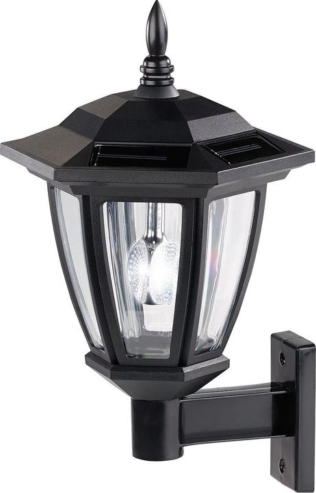 Actual product image Luminea Set of 2 Solar LED Outdoor Wall Lights (25 lm)