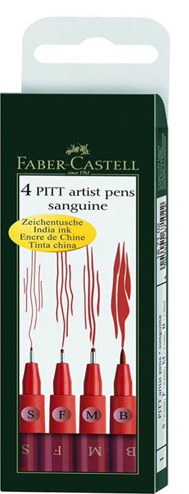 Produktbild Faber-Castell Pitt Artist Pen (Rötel, 4 x)