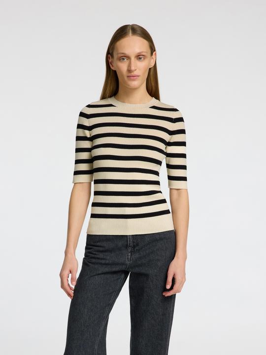 Actual product image Selected Femme Ribbed knit top (L)