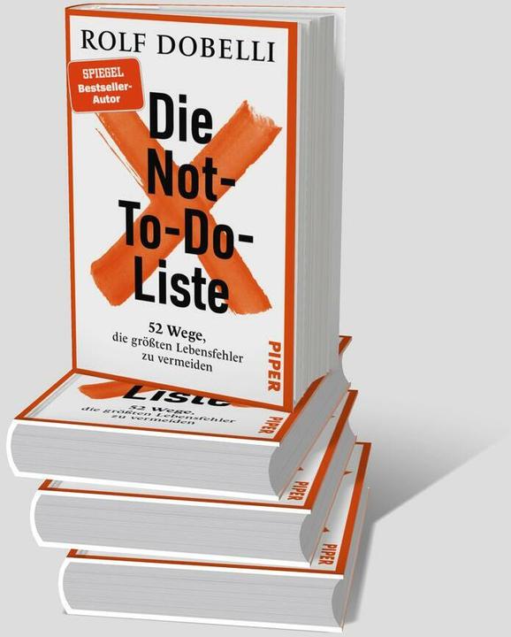 Immagine prodotto Piper Die Not-To-Do-Liste (Tedesco, Rolf Dobelli, 2024)