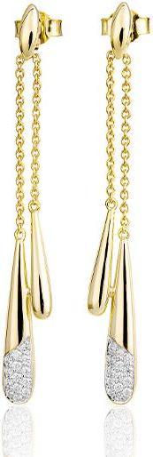 Actual product image Breuning EAR CUTLERY - BRILL. 0,28 Ct. H/si (585, - Gold)