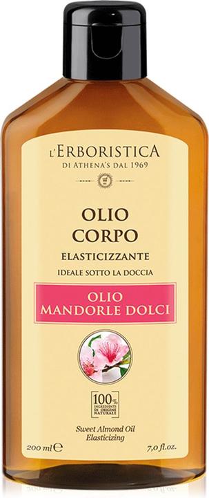 Immagine prodotto L'Erboristica di Athena's Olio di mandorle dolci biologico 100% puro per il corpo 200ml (Olio corpo, 200 ml)