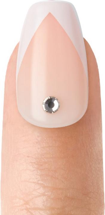 Actual product image Herba ImPress Nail Kit Medium - So French (Artificial nails, Nude, White)