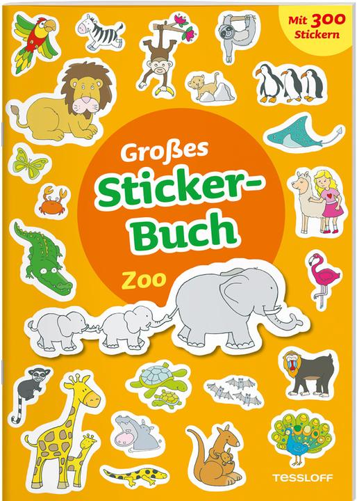 Produktbild Tessloff Grosses Sticker-Buch Zoo