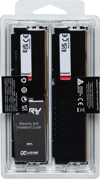 Produktbild Kingston FURY Beast (2 x 16GB, 6000 MHz, DDR5-RAM, DIMM)