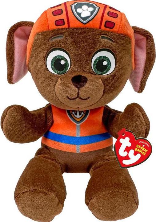Immagine prodotto Ty Peluche Paw Patrol Zuma 20 cm, marrone, arancione (20 cm)