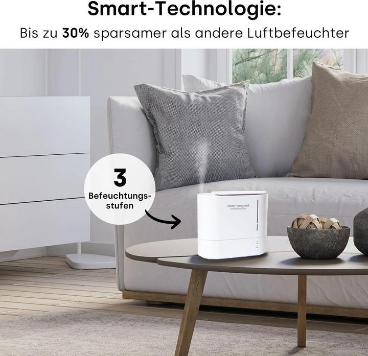 Produktbild Emmi-dent Ultraschall Luftbefeuchter oval (50 m²)