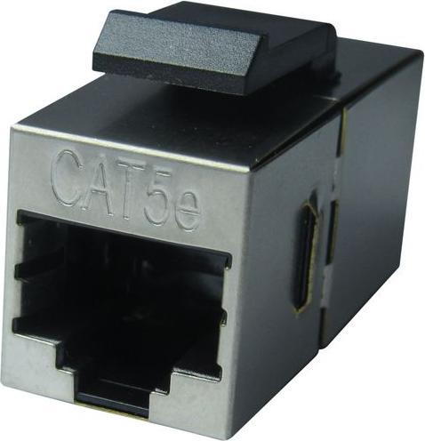 Actual product image RND Inline Koppler, CAT5e, Abgeschirmt, RJ45-Buchse - RJ45-Buchse, Anzahl Kontakte - 8